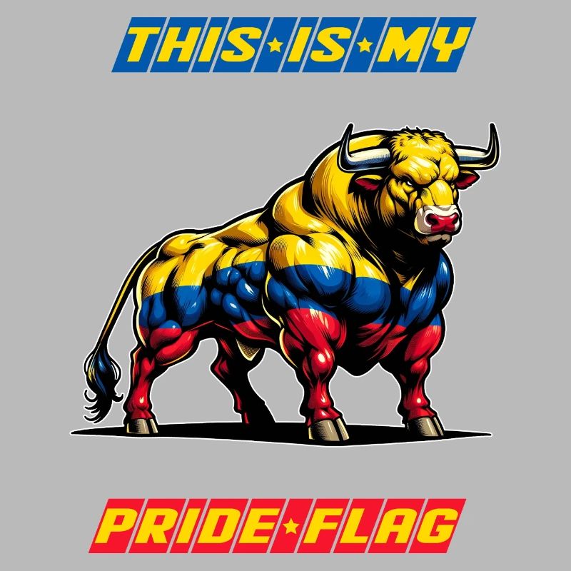 This is my pride flag Colombia