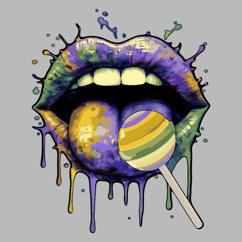 Pop Art coloré Lèvres & Suces