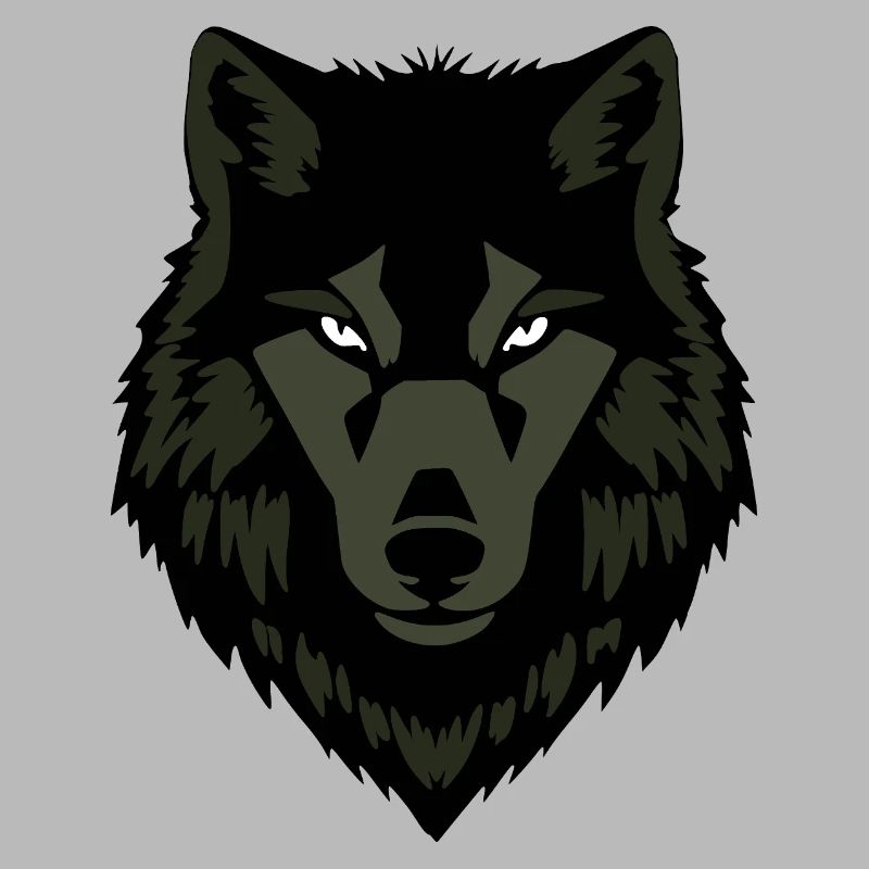 Wolf_grau_T shirt_Geschenk_Jaeger
