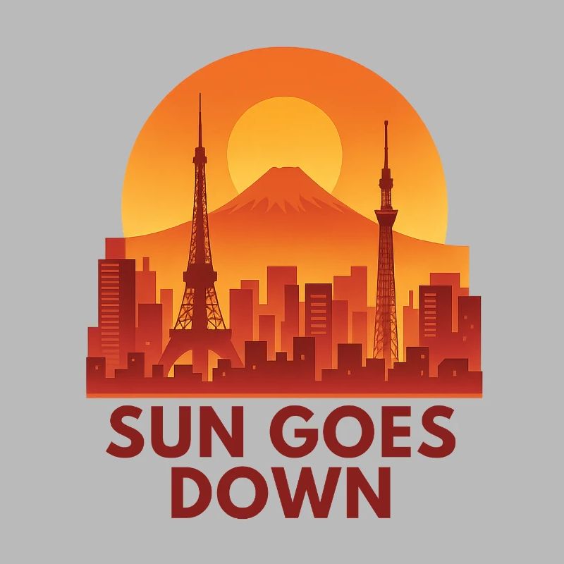 Skyline du coucher de soleil