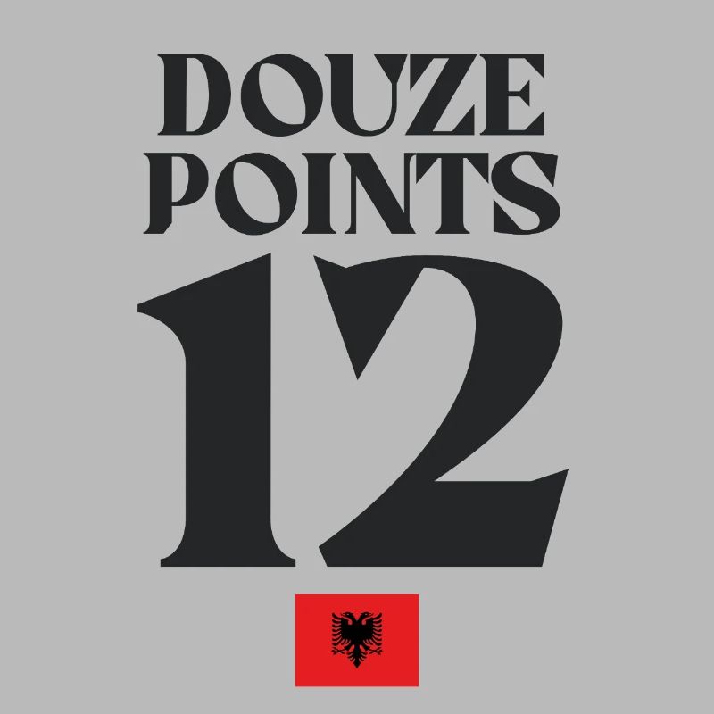 Doze Points 12 Drapeau albanais Eurovision