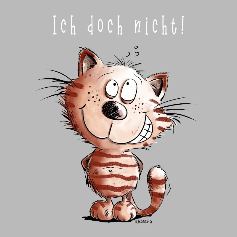 Ich doch nicht Katze I Katzenmotiv Comic Geschenk