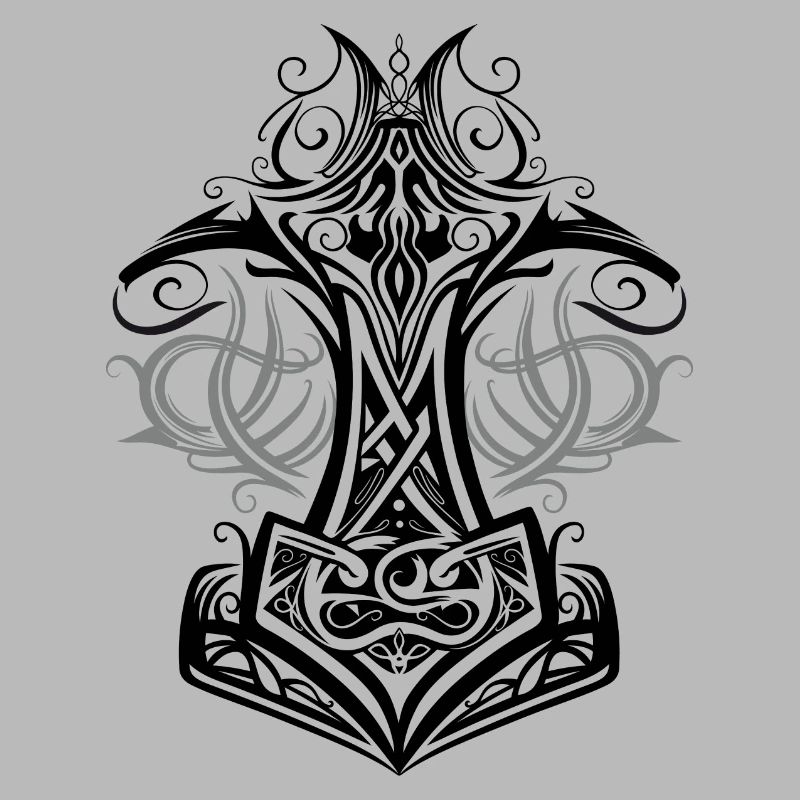 Marteau de Thor Mjolnir Viking symbole