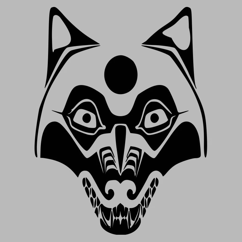 wolf - mask-moon
