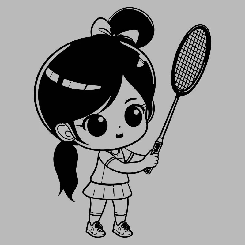Badminton Mädchen