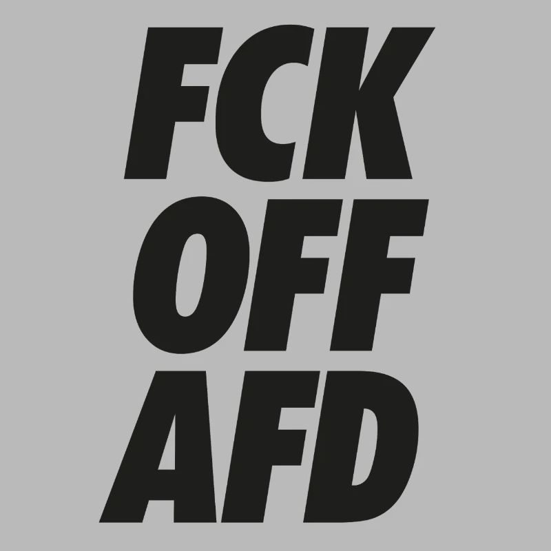 FCK OFF AFD Chemise de protestation