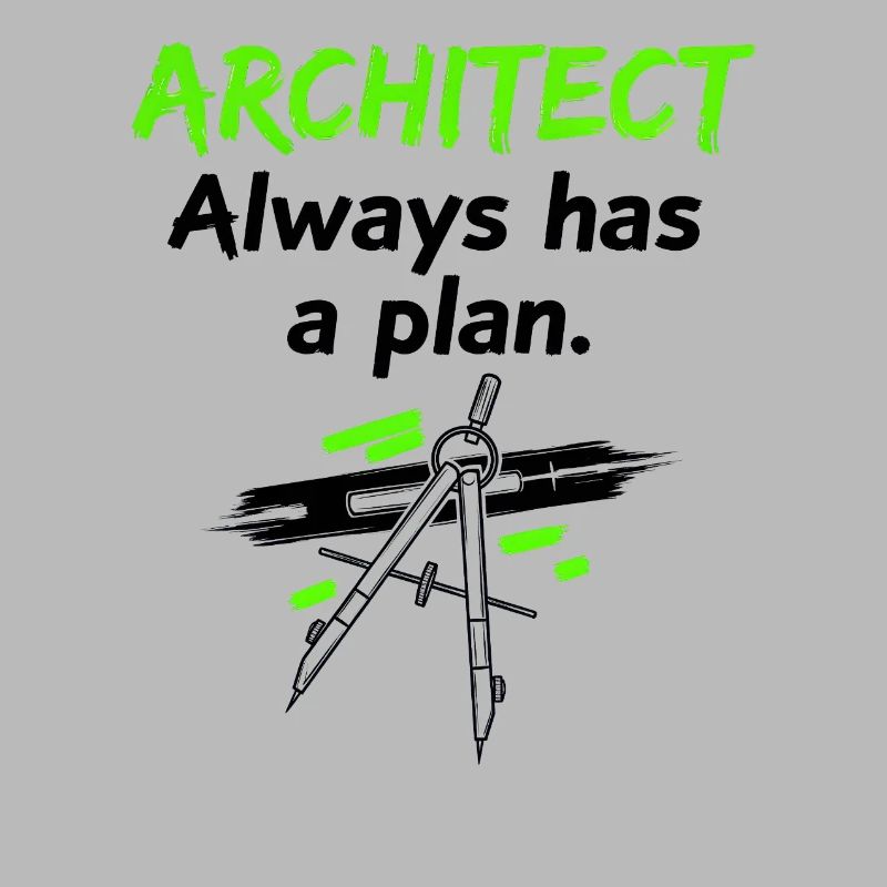 Architect with a plan