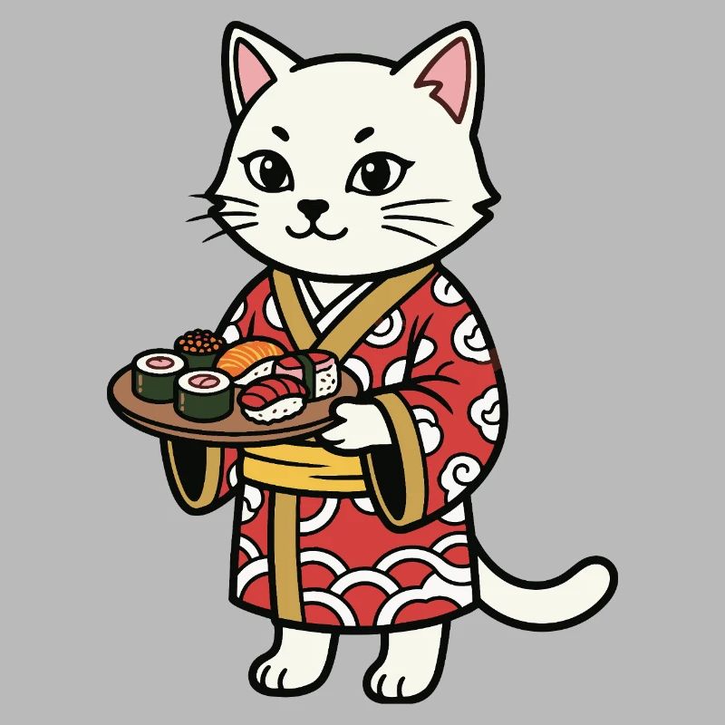Chat à sushi