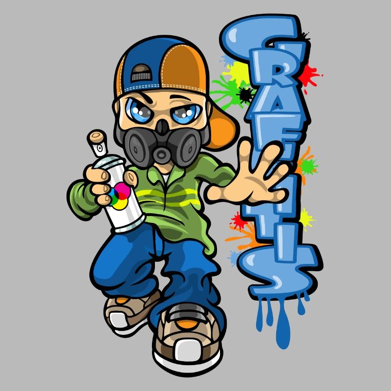 B-Boy und Graffiti