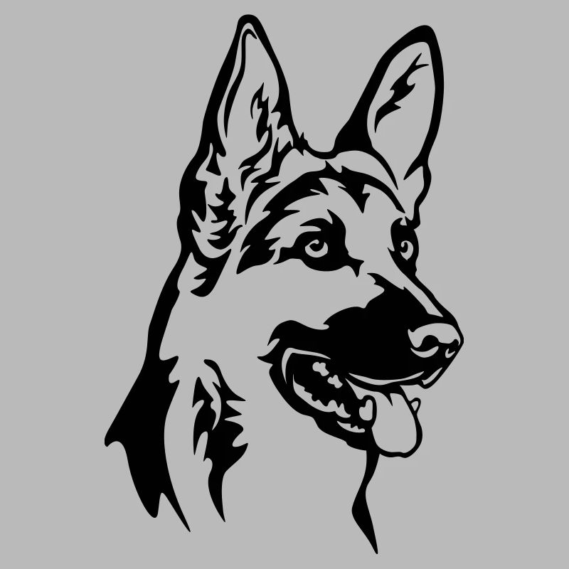 Deutscher Schäferhund Kopf