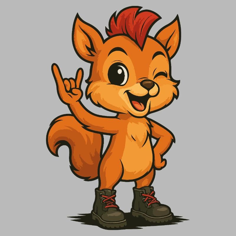 Punk Rock Squirrel