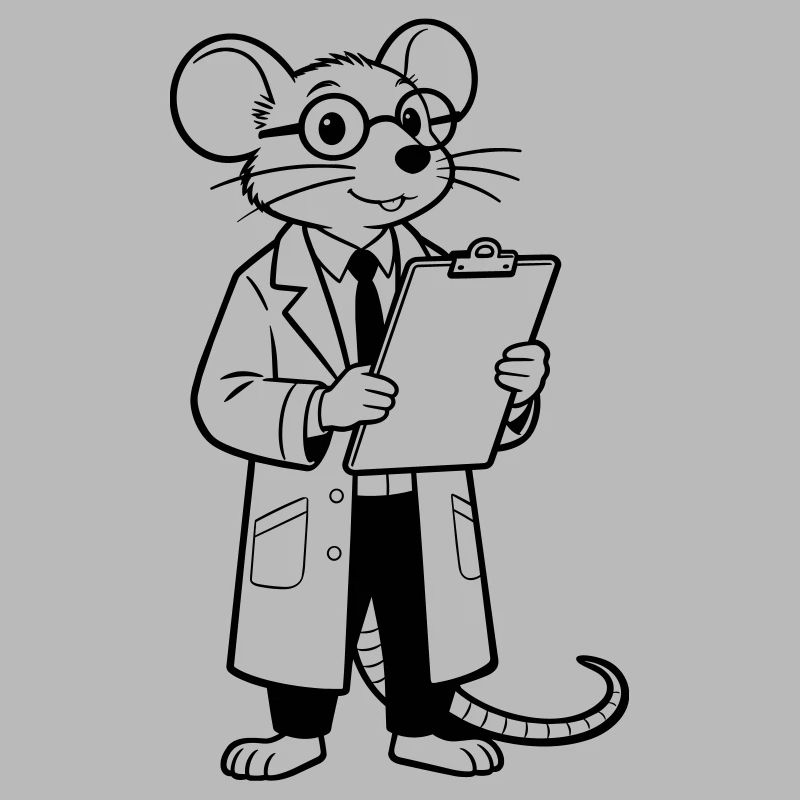 scientist mouse