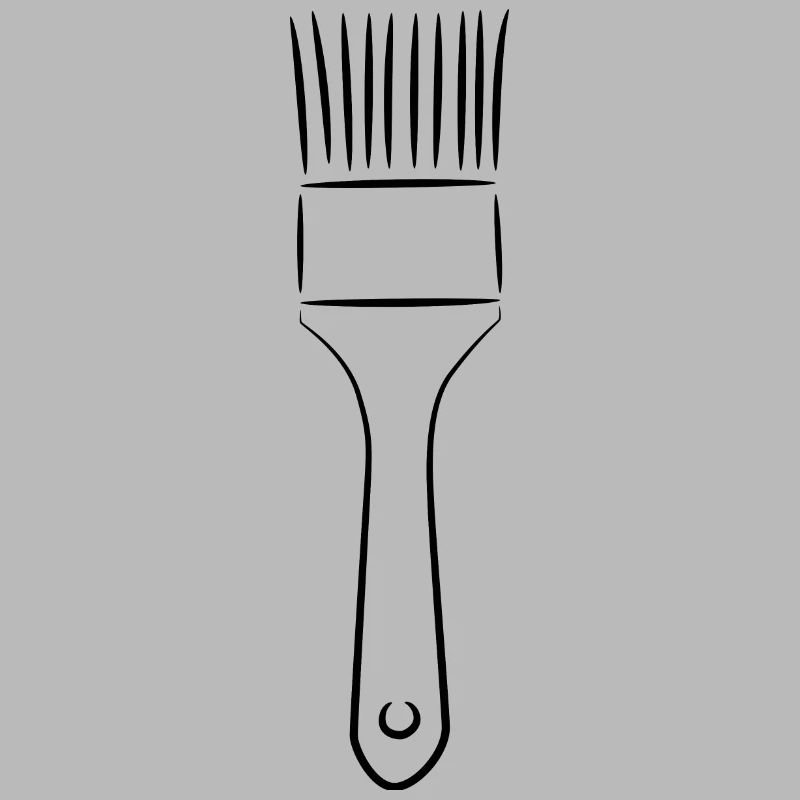 Painter Brush Drawing