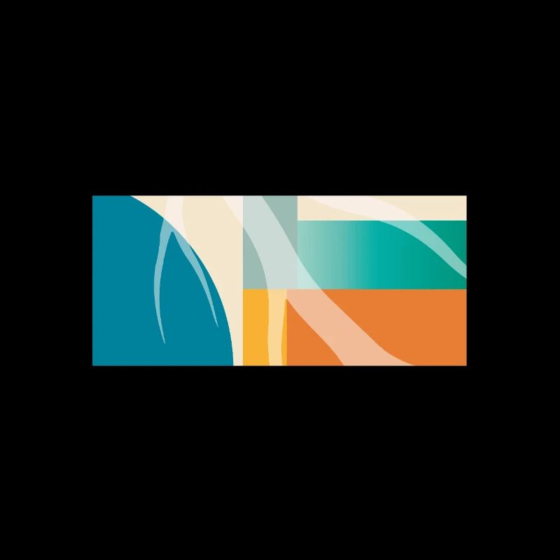 Abstract Geometry with Organic Shapes Retro