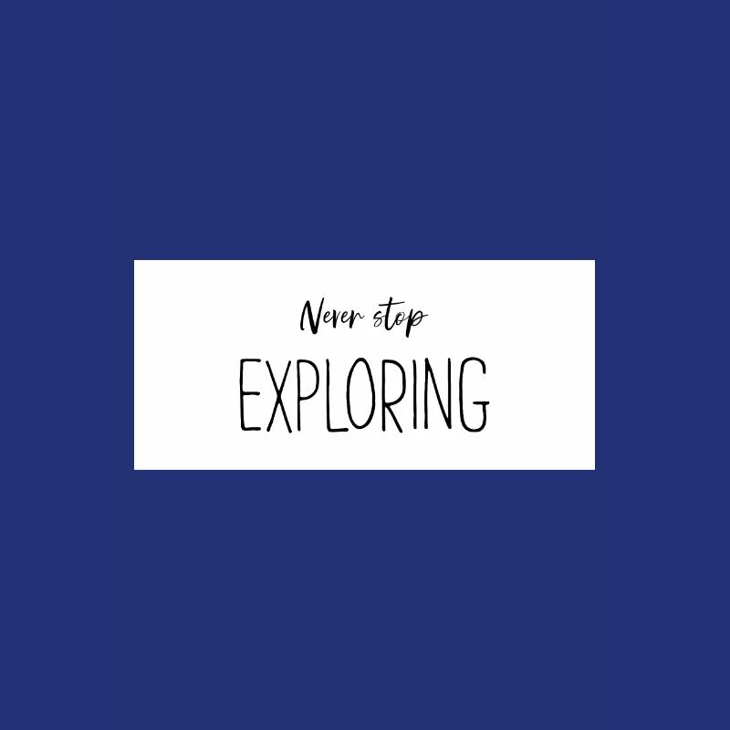 N’arrêtez jamais d’explorer la conception d’affiches
