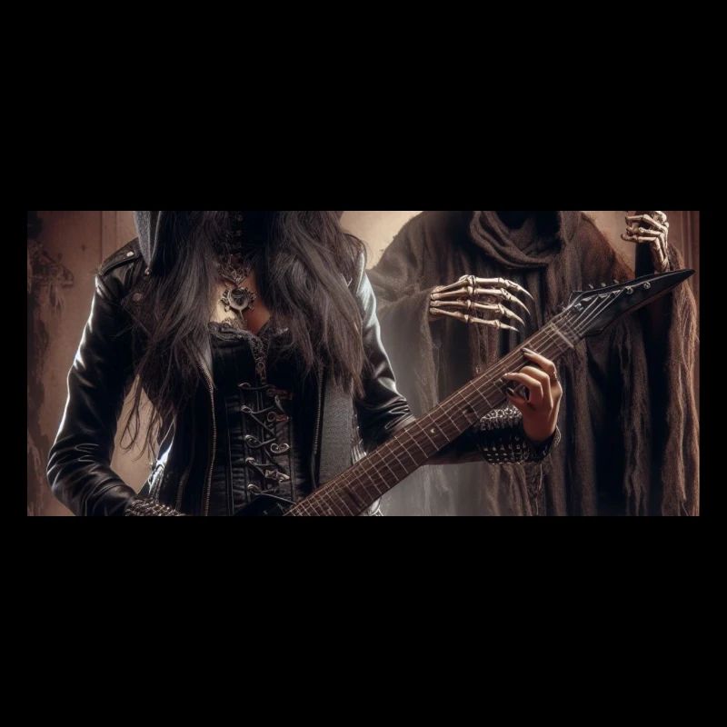 Gitarrist und The Grim Reaper