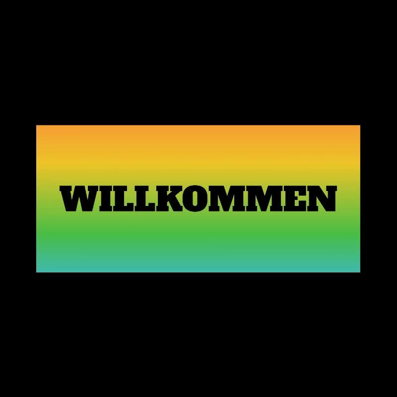 Willkommen Rainbow Welcome