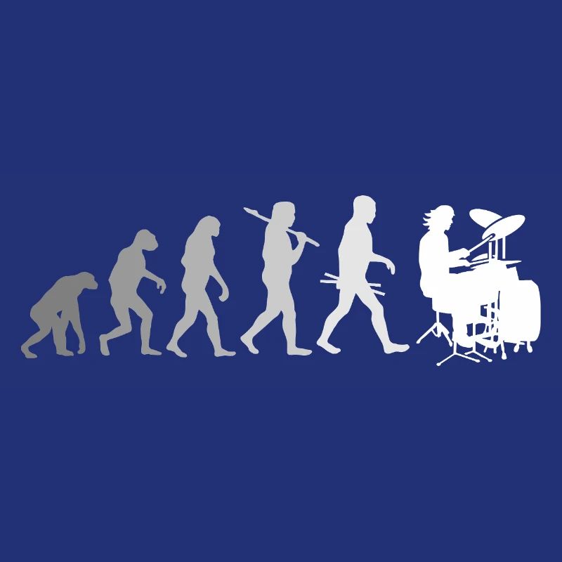 Evolution of Drums Drummer Shirt