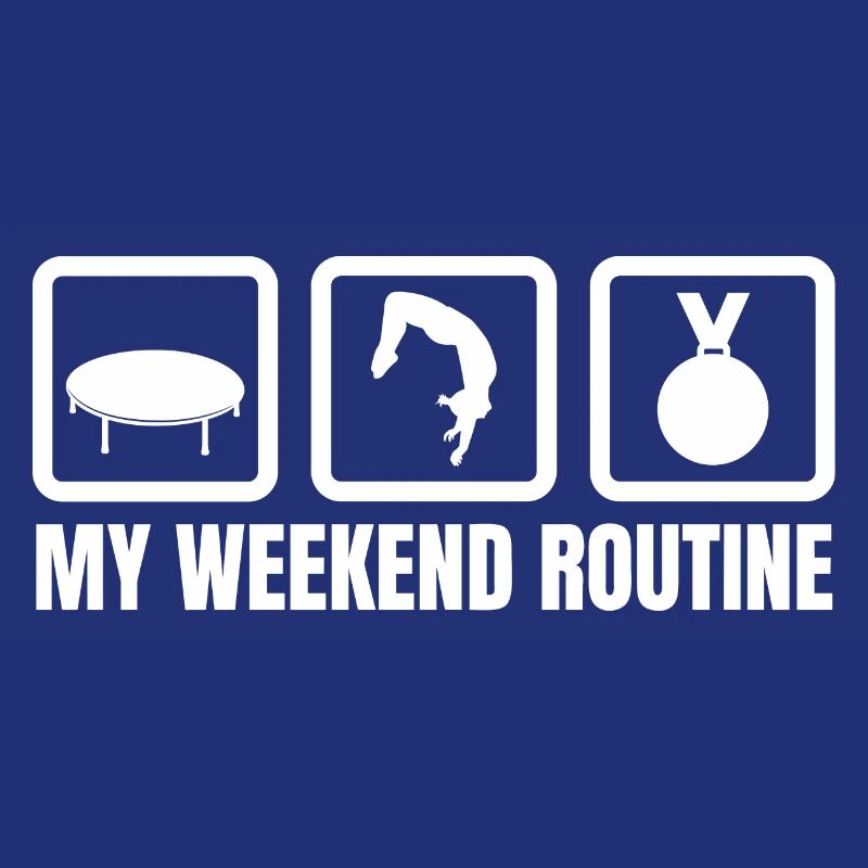 Trampolin Wochenendroutine