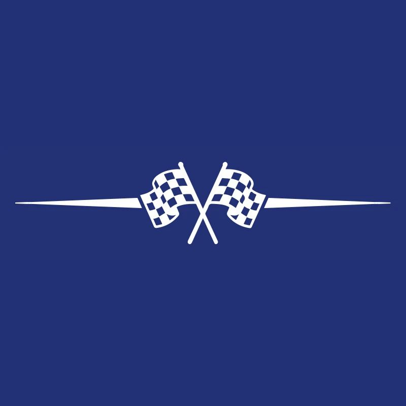 Icône de course de drapeau de course