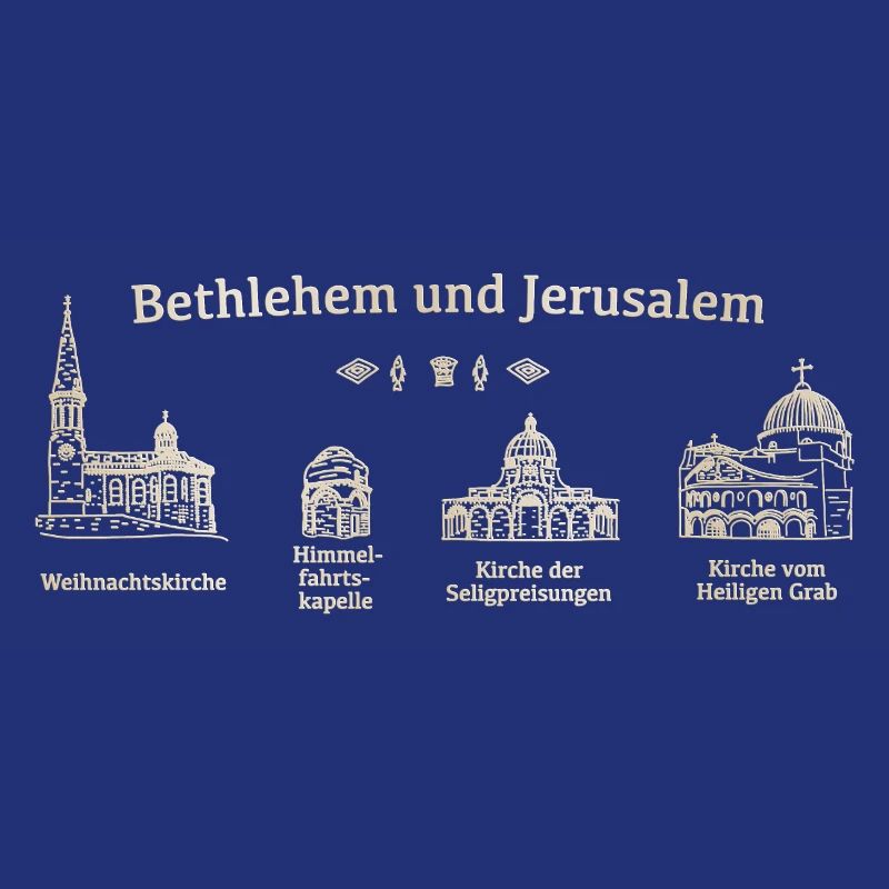 Bethlehem, Jerusalem, heilige Orte. Grabeskirche