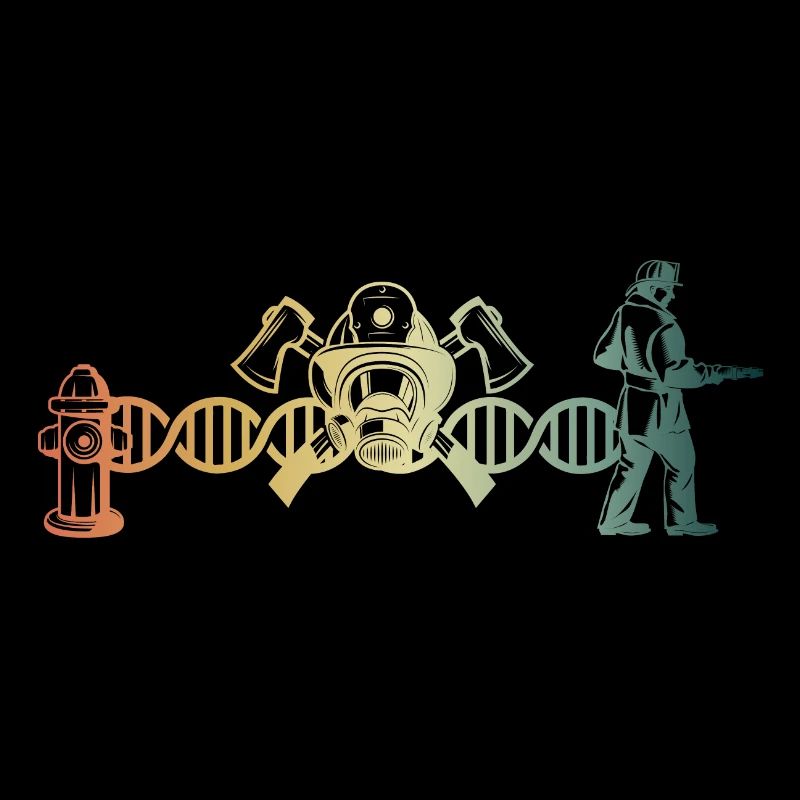 Feuerwehrmann Feuerwehr DNA DNS