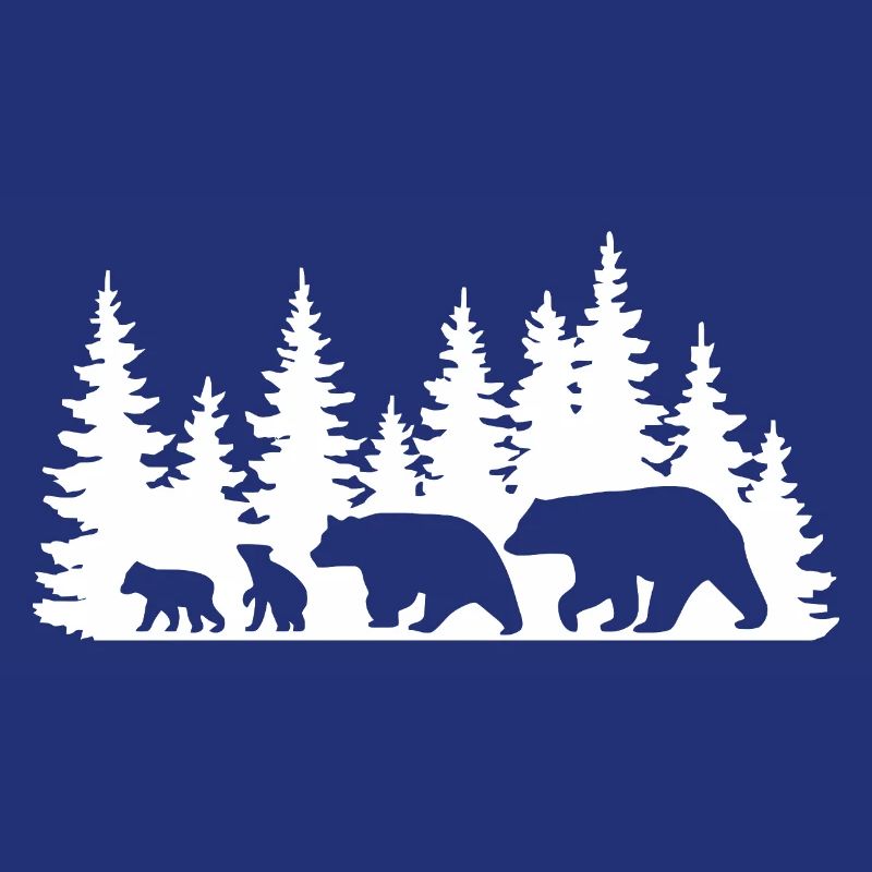 Silhouette Forêt Faune Design