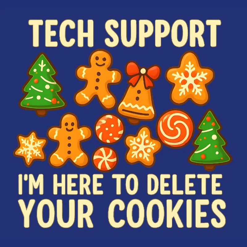 Support technique Cookie Noël Mème