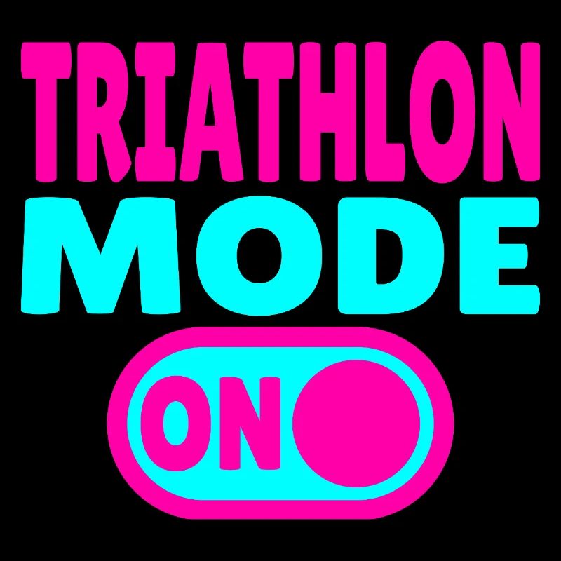 Triathlon Mode ON - Schwimmen Radfahren Rennen