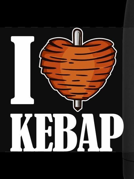 Adoro il cuore di kebab kebab kebab dicendo Divertente