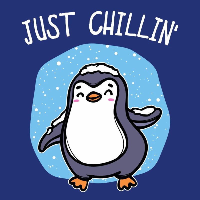 Kalt Schnee Pinguin Eis Cool Statement Tier Vogel