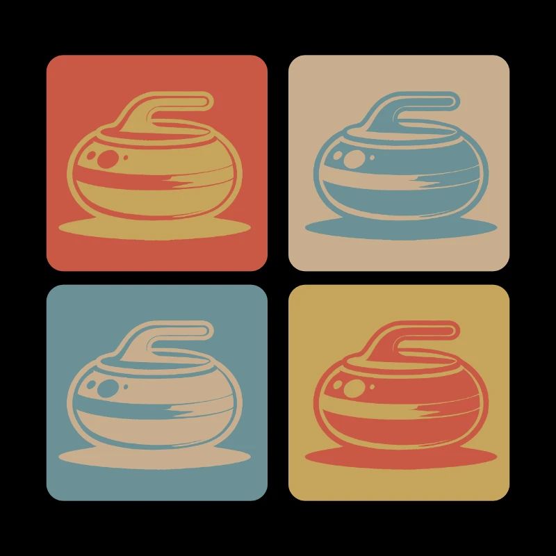 Curling Vintage Design