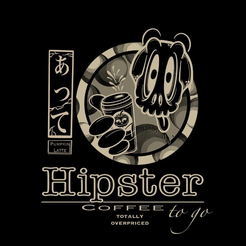Hipster coffee to go
