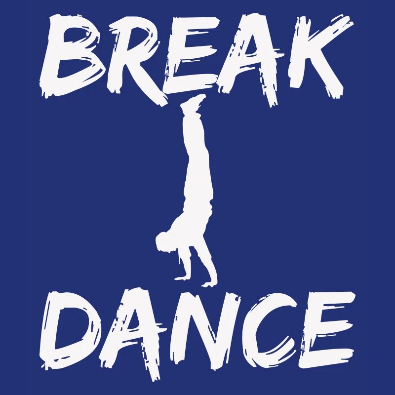 Breakdance Silhouette Motif