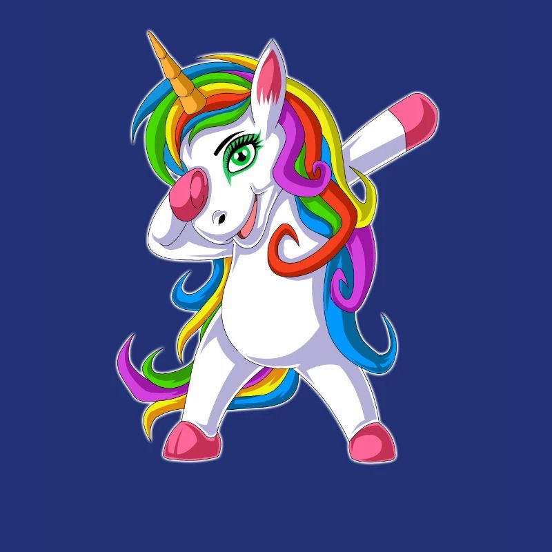 dabbing Einhorn