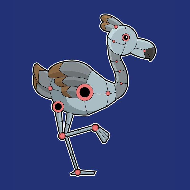 Flamingo comme robot