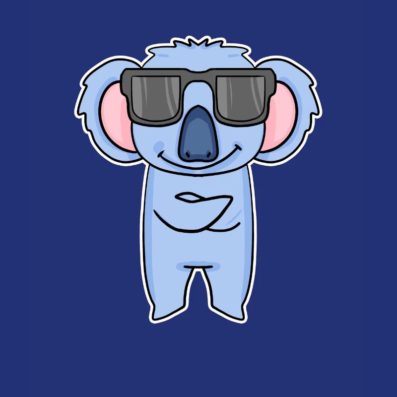 Koala with glasses
