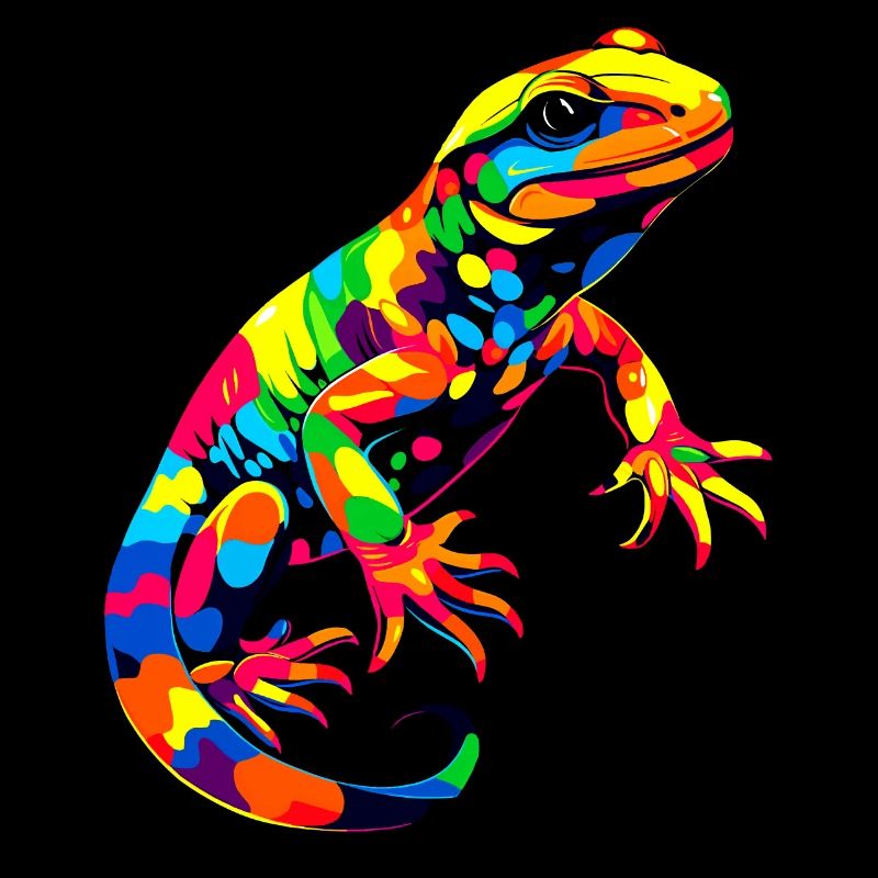 Salamanders, newts, tailed amphibians, fire salamanders