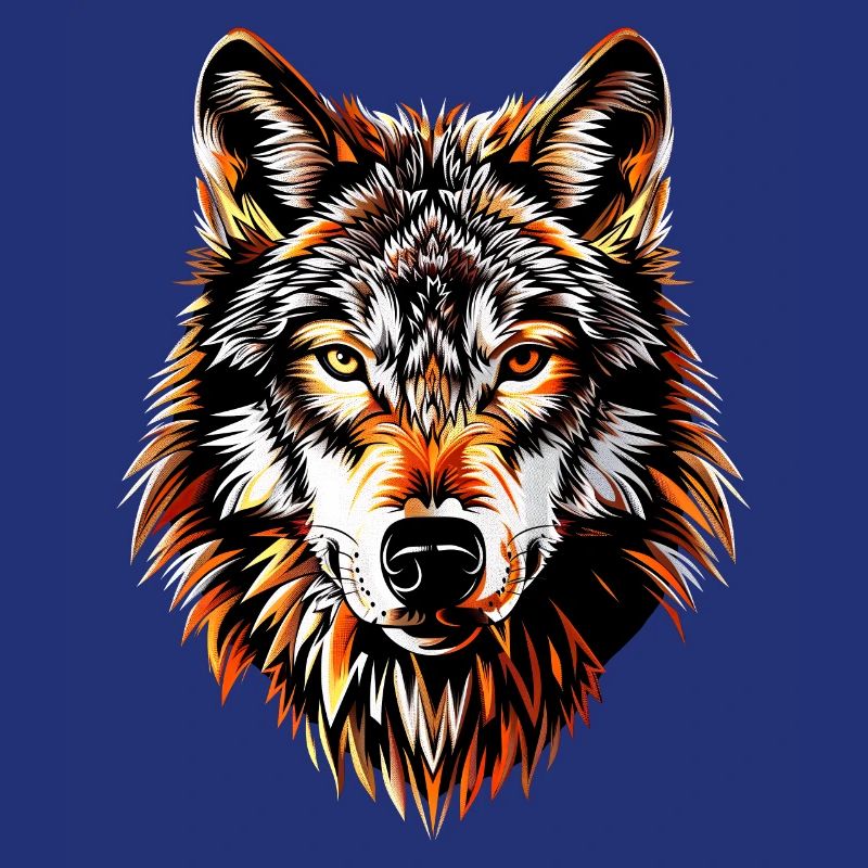 Loup Motif Loups Wolf Pack Gris Wolfhound Wolf
