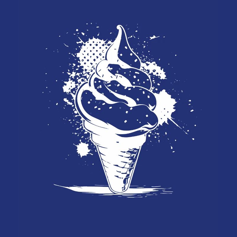 Cornet de crème glacée Dessin