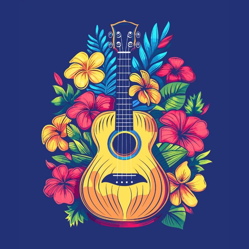 Ukulele Comic Look