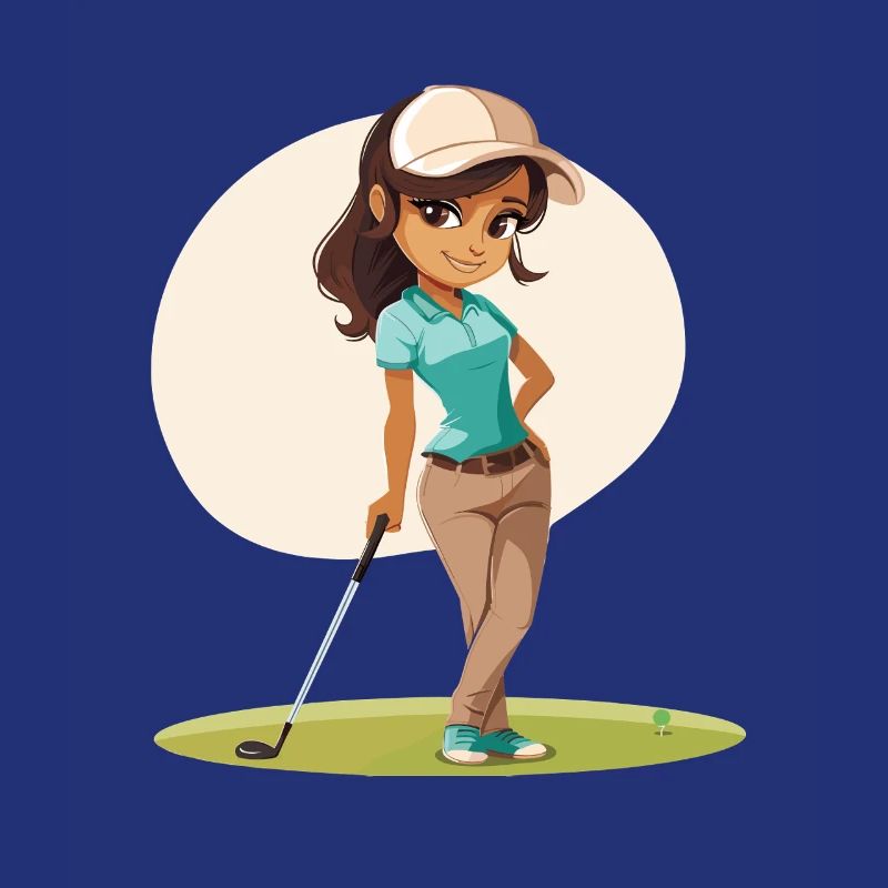 Bande dessinée golfeuse