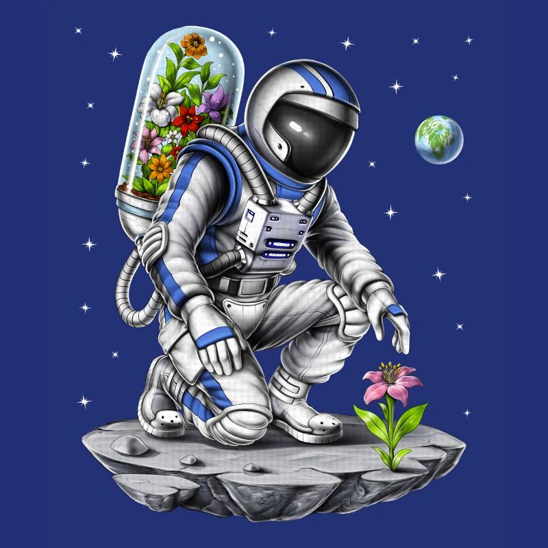 Botaniste astronaute spatial