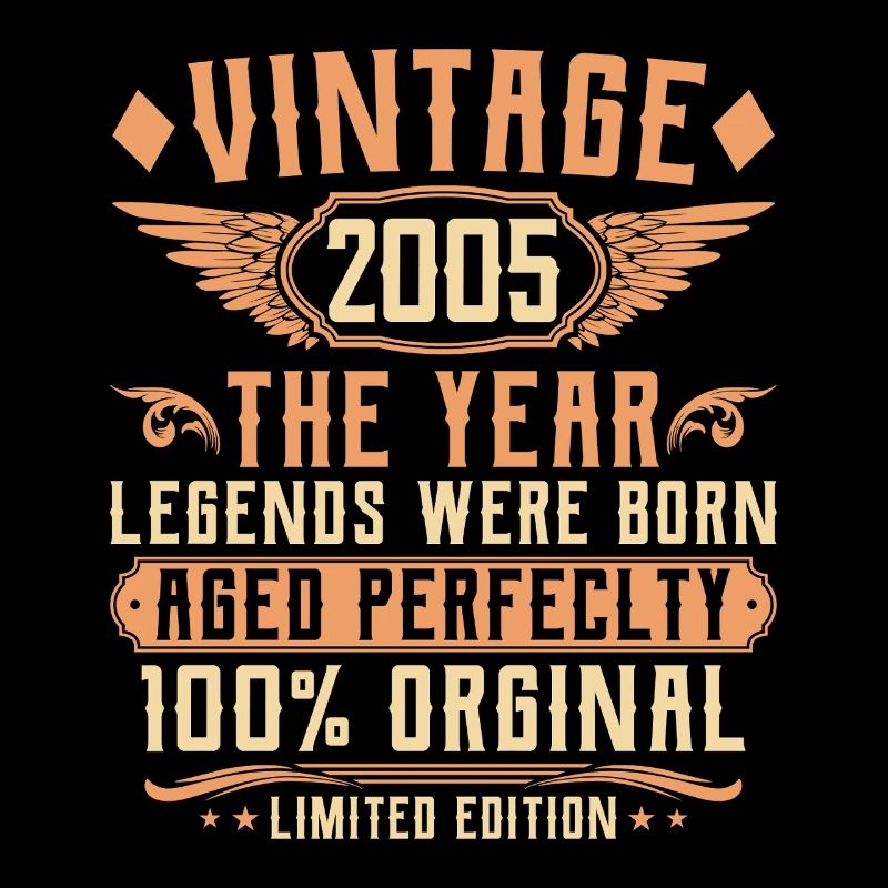 20th Birthday Vintage - Year 2005
