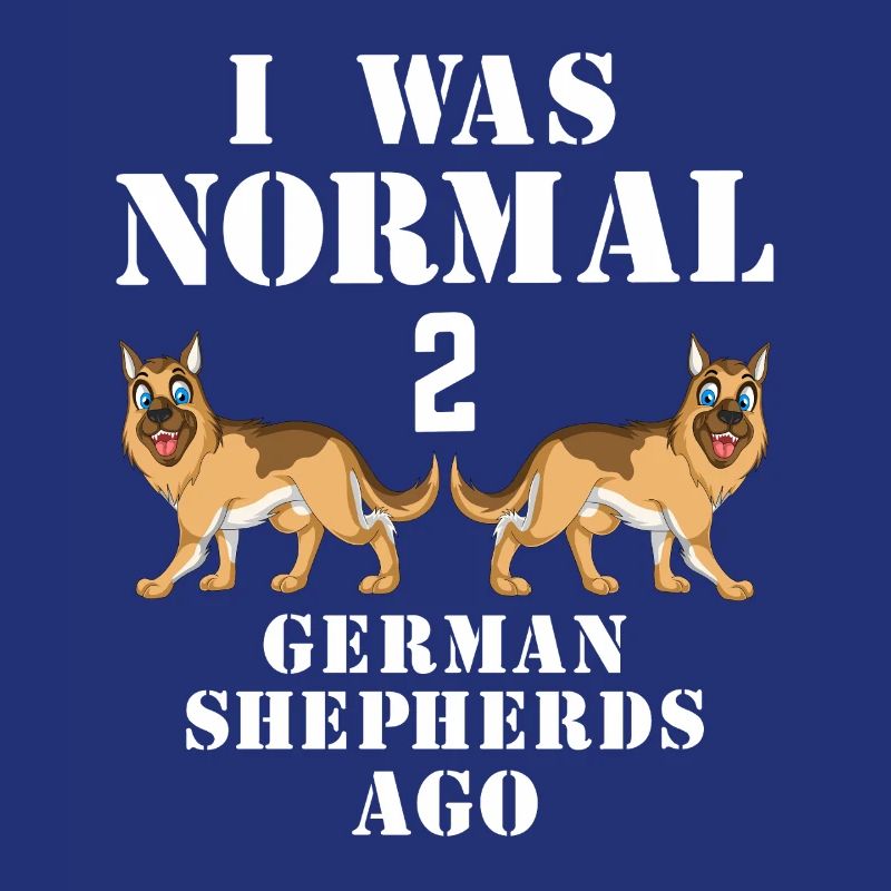 Humorous German Shepherd Meme Design