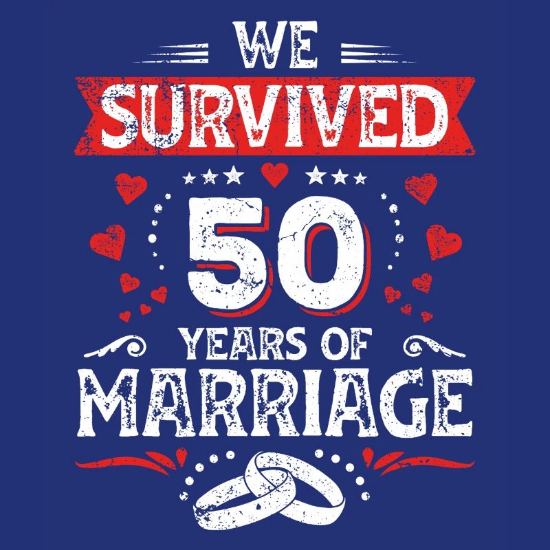 50 Hochzeit Jahrestag Ehemann Ehefrau Ehe