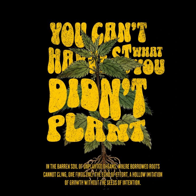 Vous ne pouvez pas récolter ce que vous n’avez pas planté