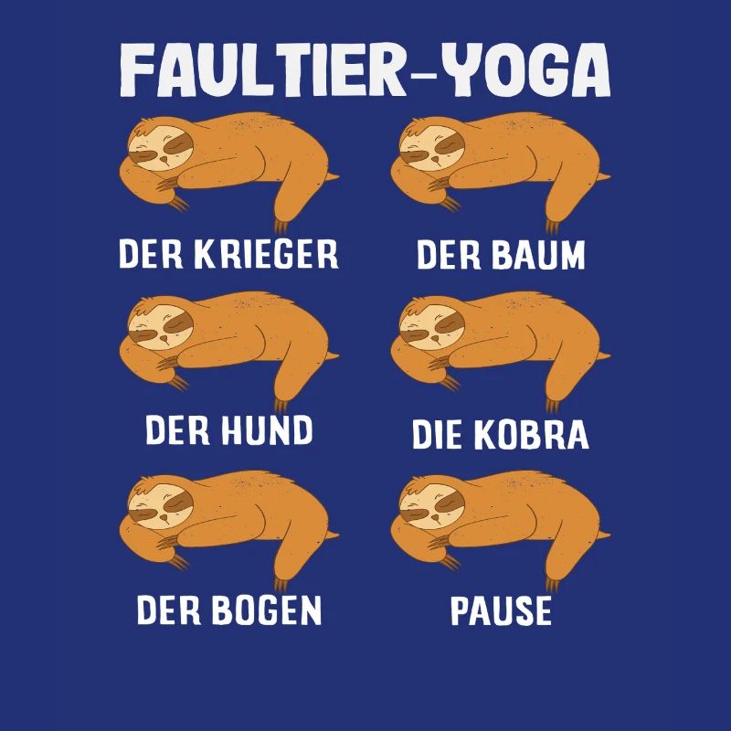 Faultier Yoga Routine Sport Geschenk