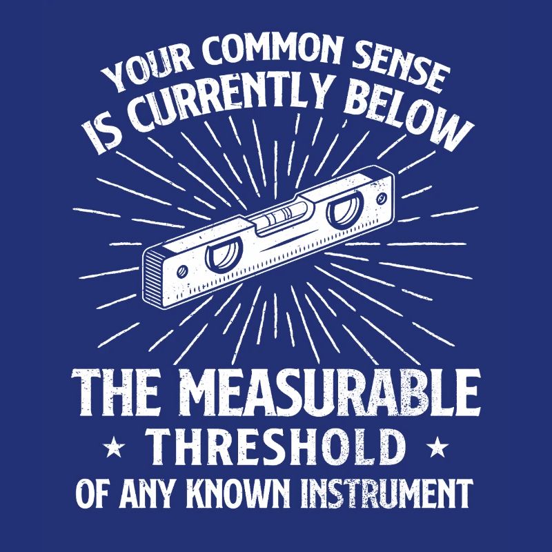 Common Sense Below Measurable Threshold Humor