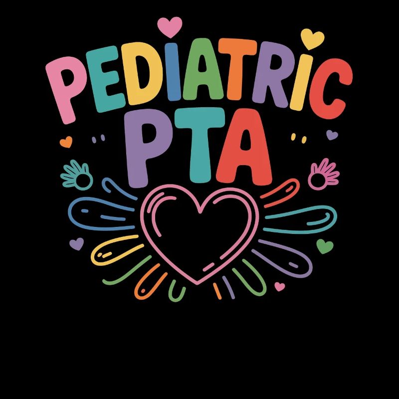 Pediatric PTA Regenbogen Herz